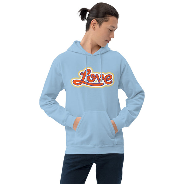 Men's "Love" Printed Hoodie