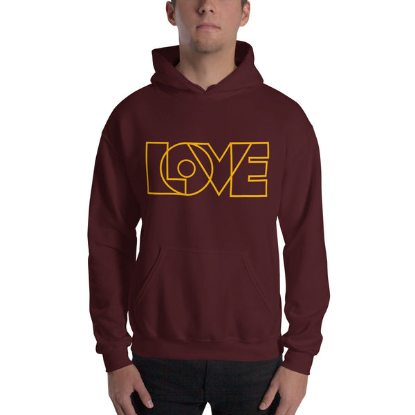 Men's "Love" Printed Hoodie