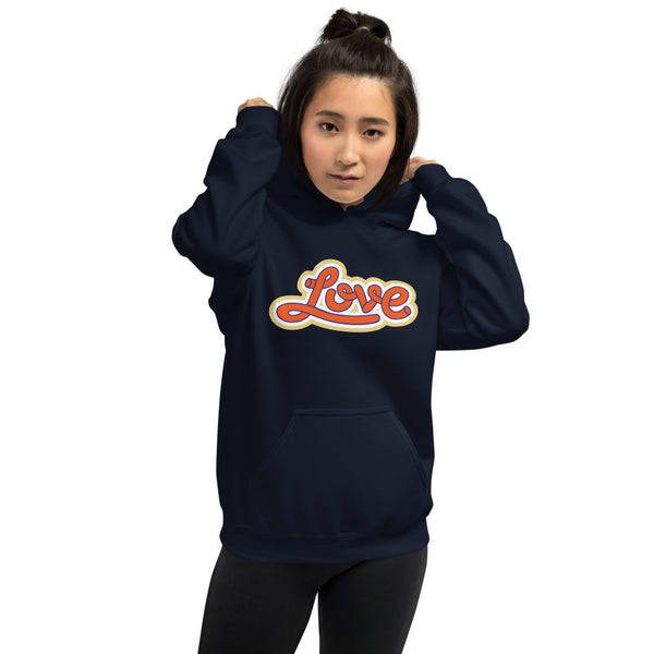 Women's "Love" Printed Hoodie