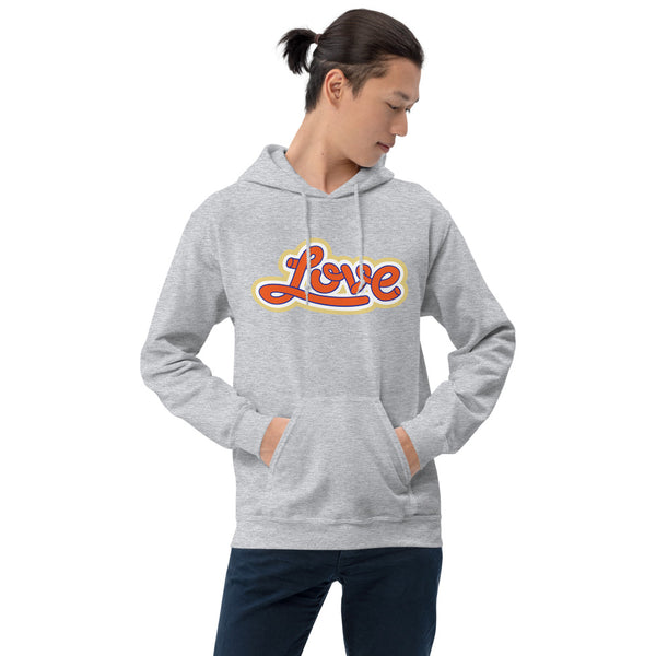 Men's "Love" Printed Hoodie