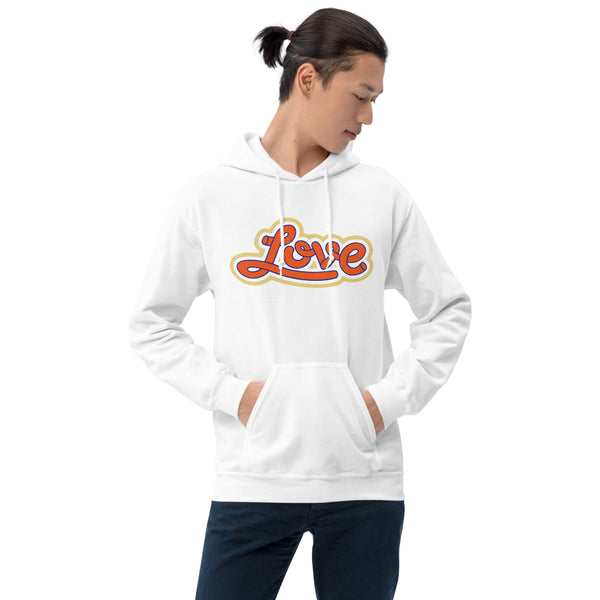 Men's "Love" Printed Hoodie