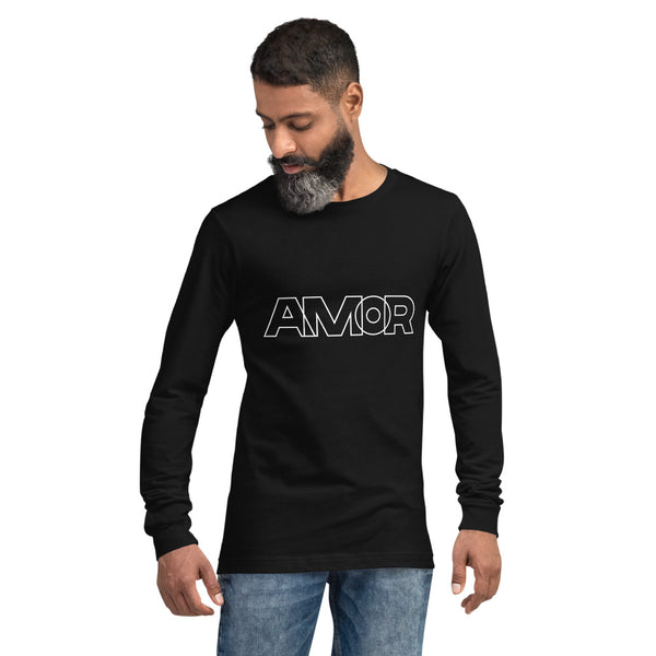 Men's "Love" Printed Long Sleeve Shirt