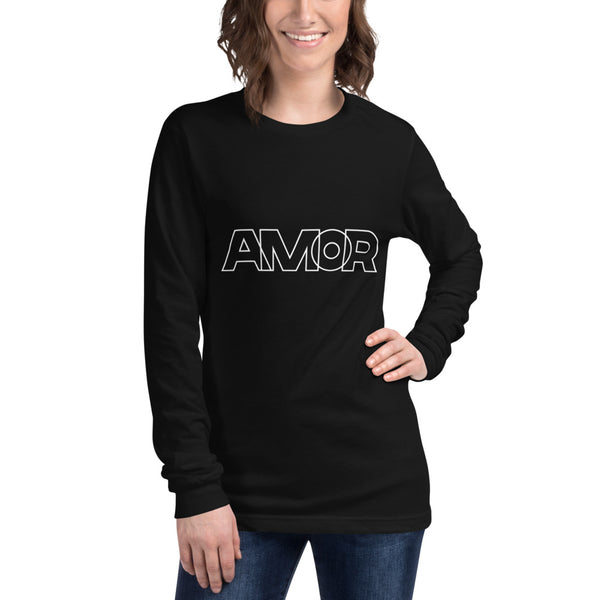 Women's "Love" Printed Long Sleeve Shirt