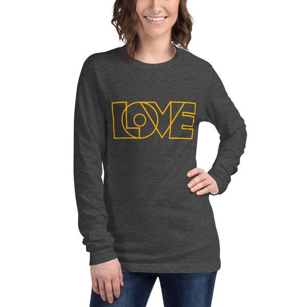 Women's "Love" Printed Long Sleeve Shirt