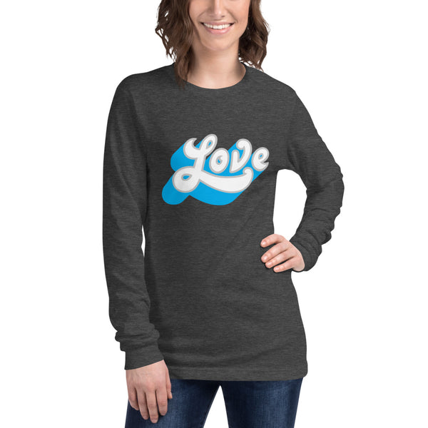 Women's "Love" Printed Long Sleeve Shirt