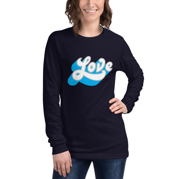 Women's "Love" Printed Long Sleeve Shirt