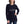 Load image into Gallery viewer, A woman is wearing a navy blue Long Sleeve T-shirt featuring an original “Love” design print by Christian Shirt Company - Loves Everywhere
