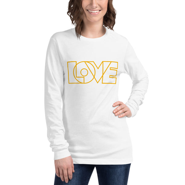 Women's "Love" Printed Long Sleeve Shirt