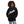 Load image into Gallery viewer, A woman is wearing a black hoodie featuring an original “Amor” design print by Christian Apparel Line - Loves Everywhere
