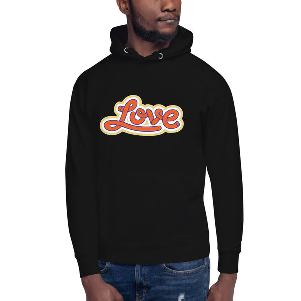 Men's "Love" Printed Hoodie