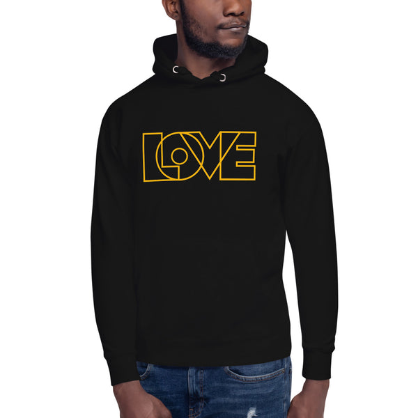 Men's "Love" Printed Hoodie