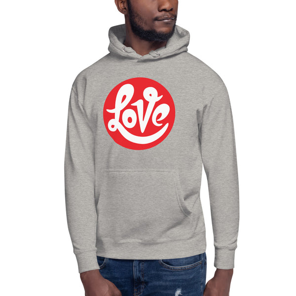 Men's "Love" Printed Hoodie