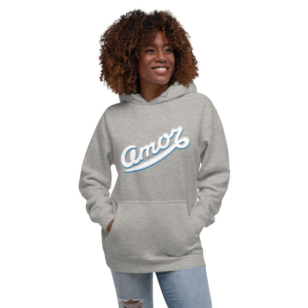 Women's "Love" Printed Cotton Hoodie