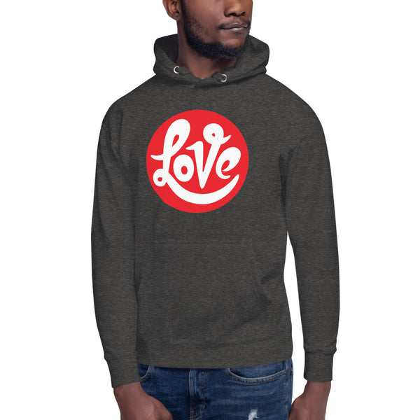 Men's "Love" Printed Hoodie