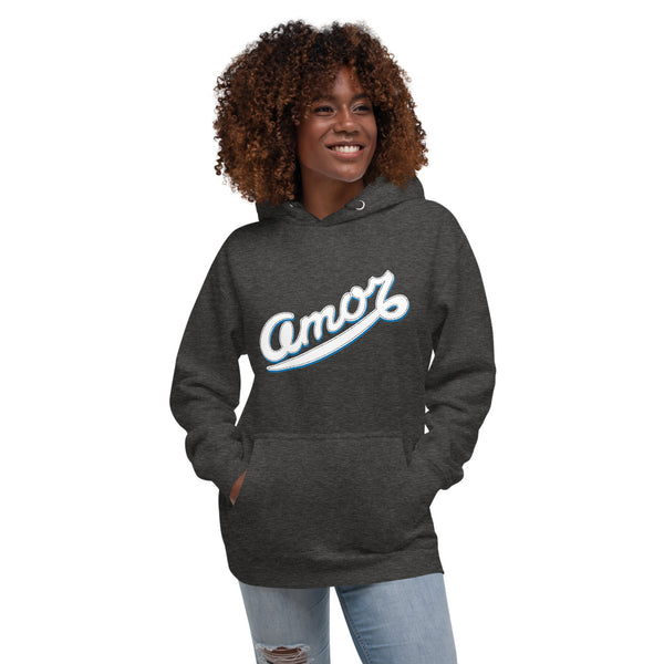 Women's "Love" Printed Cotton Hoodie