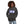 Load image into Gallery viewer, A woman is wearing a charcoal heather hoodie featuring an original “Love” design print by Christian Apparel Line - Loves Everywhere
