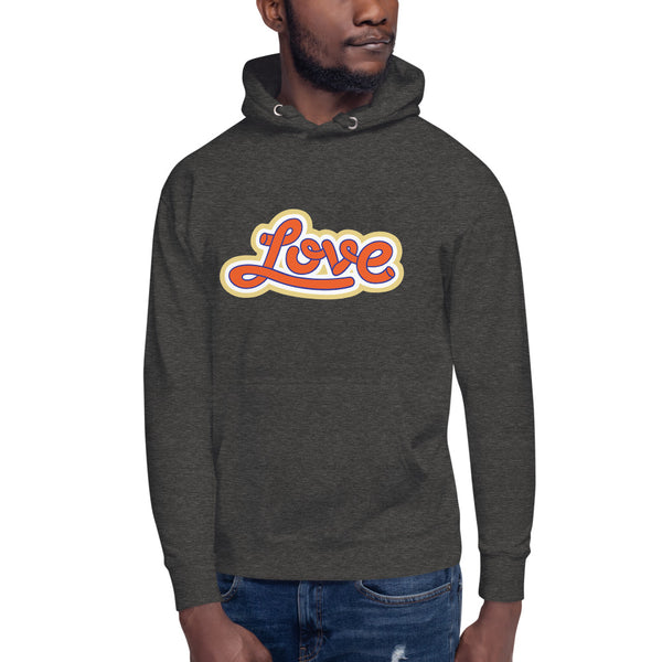 Men's "Love" Printed Hoodie