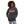 Load image into Gallery viewer, A woman is wearing a charcoal grey hoodie featuring an original “Love” design print by Christian Apparel Line - Loves Everywhere
