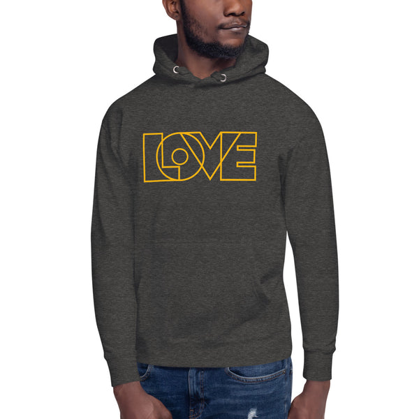 Men's "Love" Printed Hoodie