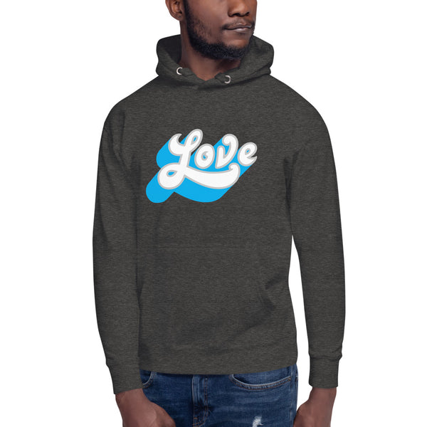 Men's "Love" Printed Hoodie