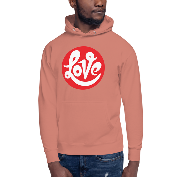 Men's "Love" Printed Hoodie