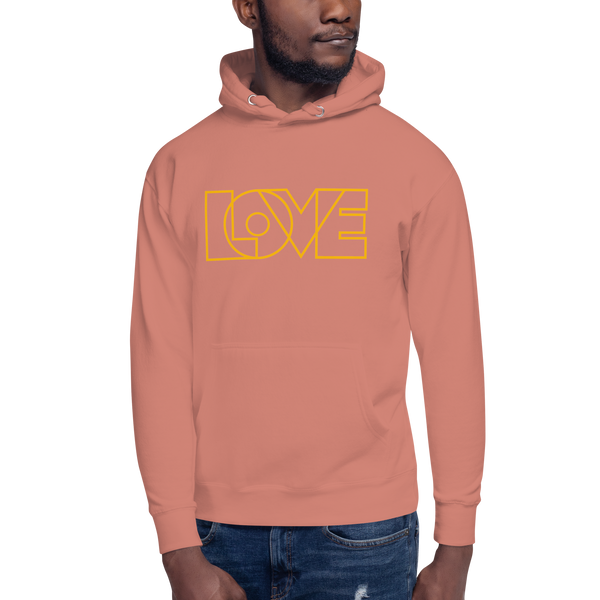 Men's "Love" Printed Hoodie