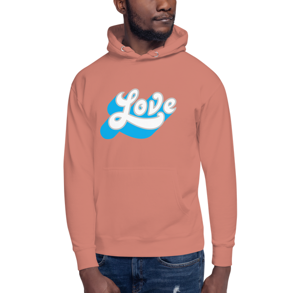 Men's "Love" Printed Hoodie