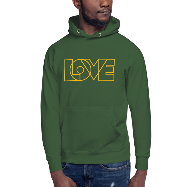 Men's "Love" Printed Hoodie