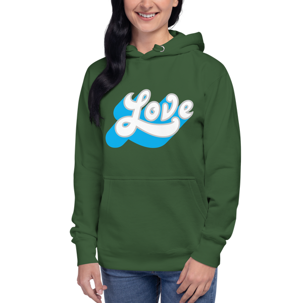 Women's "Love" Printed Hoodie