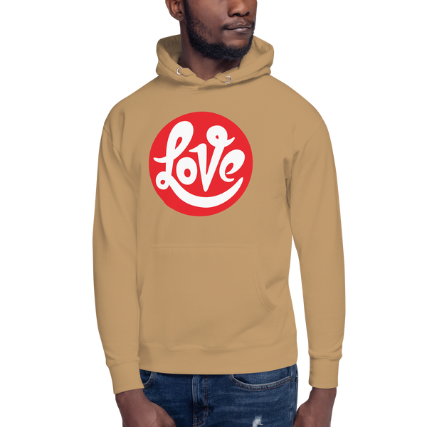 Men's "Love" Printed Hoodie