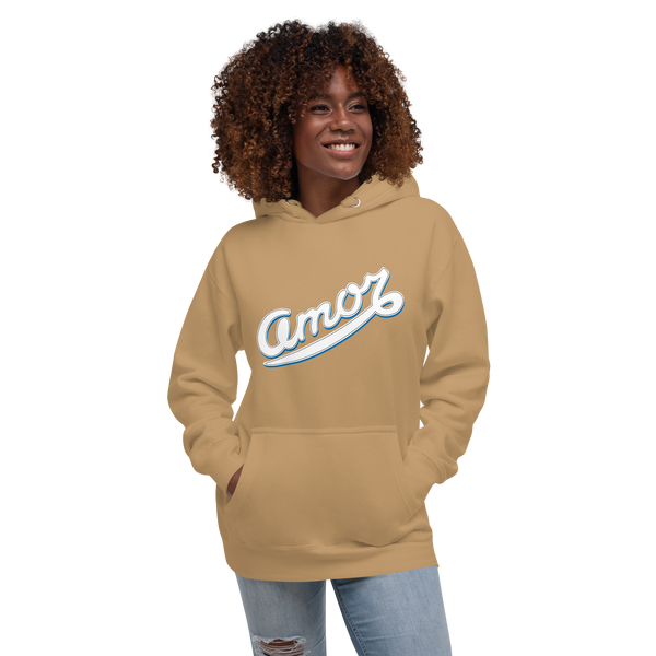 Women's "Love" Printed Cotton Hoodie