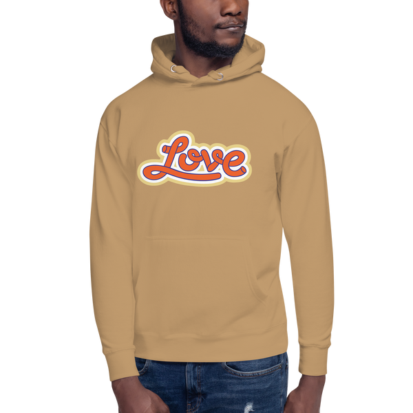 Men's "Love" Printed Hoodie