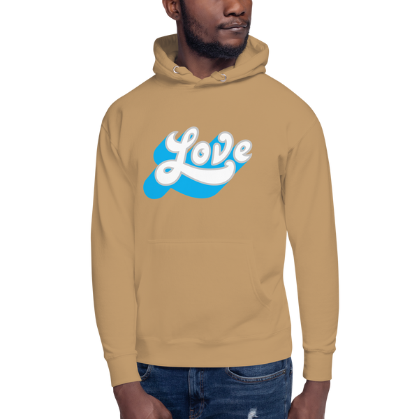 Men's "Love" Printed Hoodie