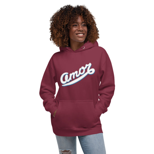 Women's "Love" Printed Cotton Hoodie