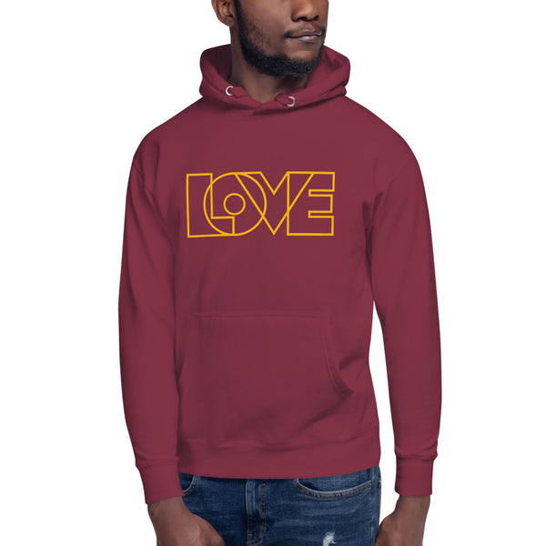 Men's "Love" Printed Hoodie