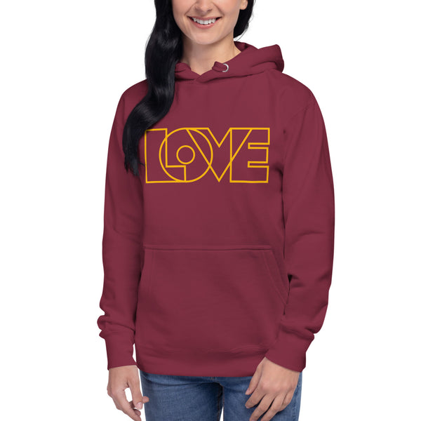 Women's "Love" Printed Hoodie