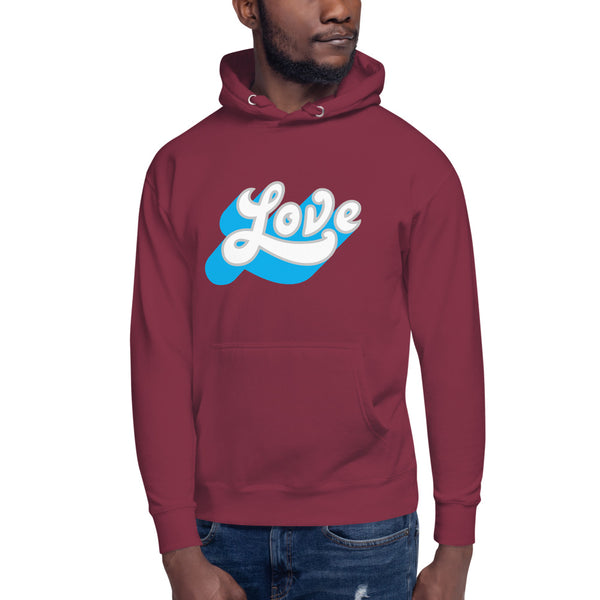 Men's "Love" Printed Hoodie