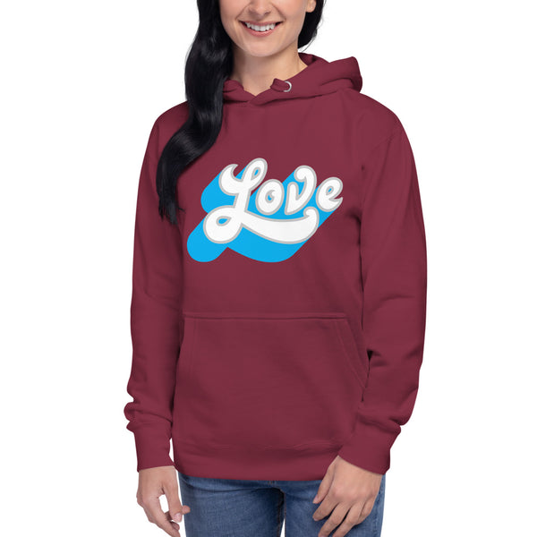 Women's "Love" Printed Hoodie