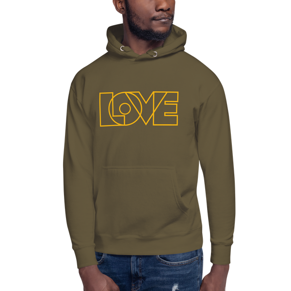 Men's "Love" Printed Hoodie