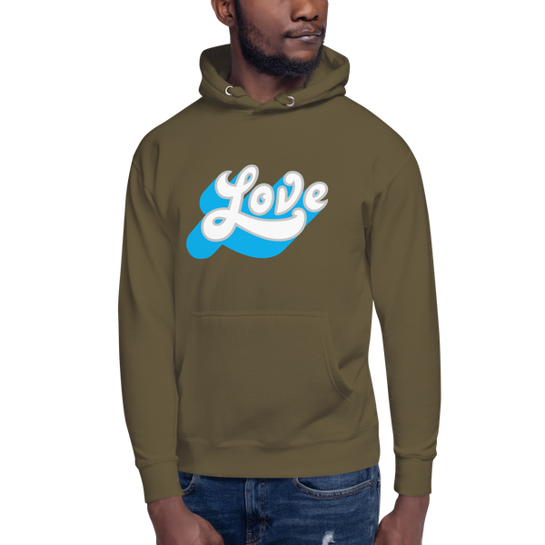 Men's "Love" Printed Hoodie