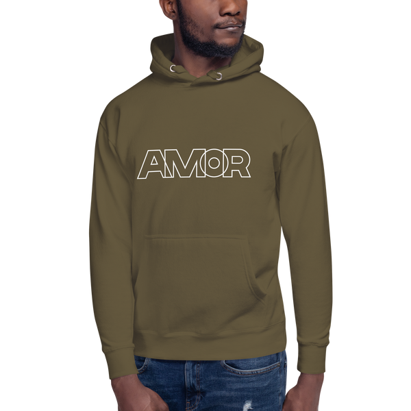 Men's "Love" Printed Hoodie