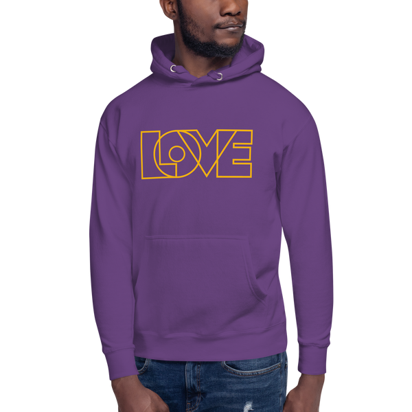 Men's "Love" Printed Hoodie