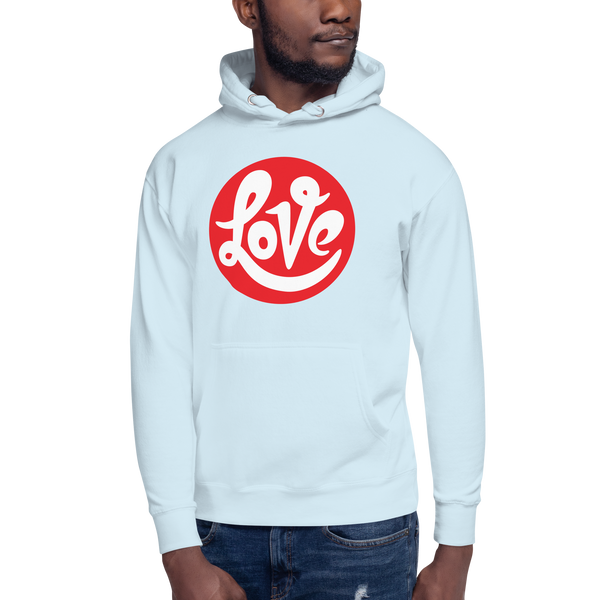 Men's "Love" Printed Hoodie