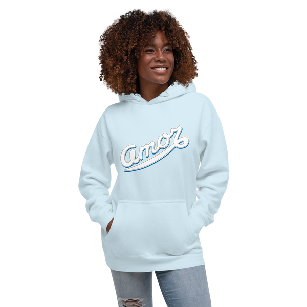 Women's "Love" Printed Cotton Hoodie