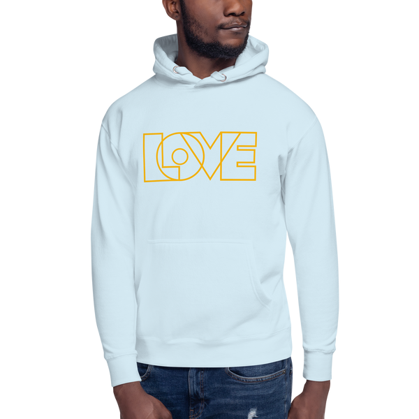 Men's "Love" Printed Hoodie