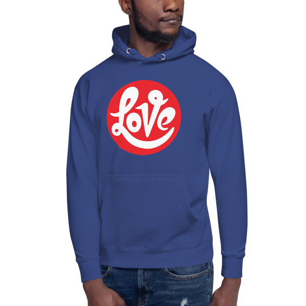 Men's "Love" Printed Hoodie