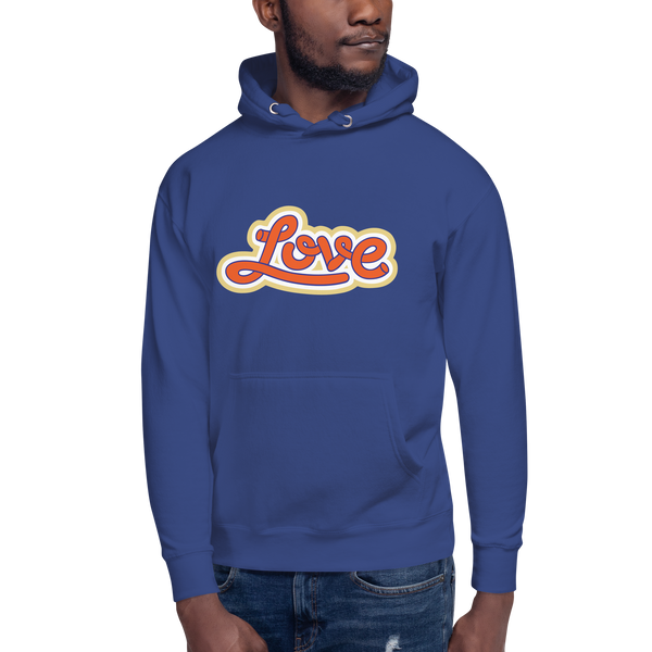 Men's "Love" Printed Hoodie