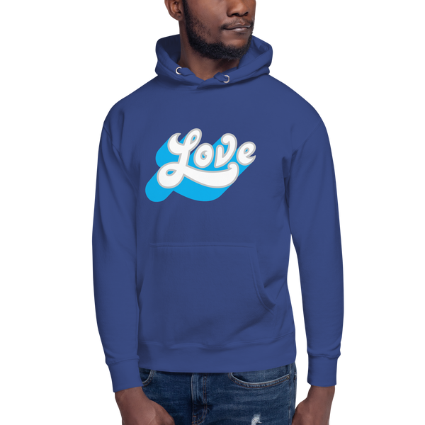 Men's "Love" Printed Hoodie