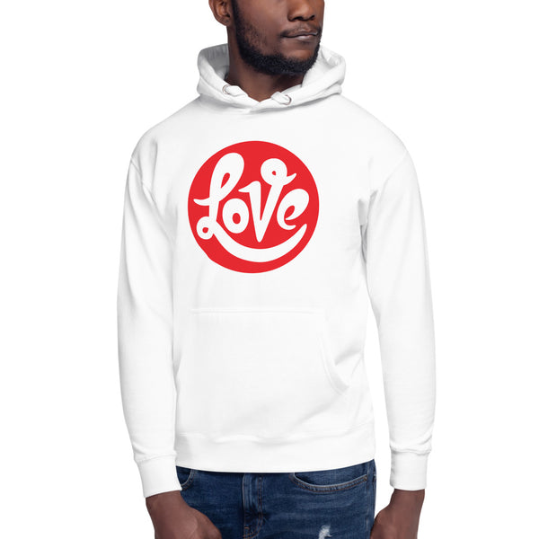 Men's "Love" Printed Hoodie