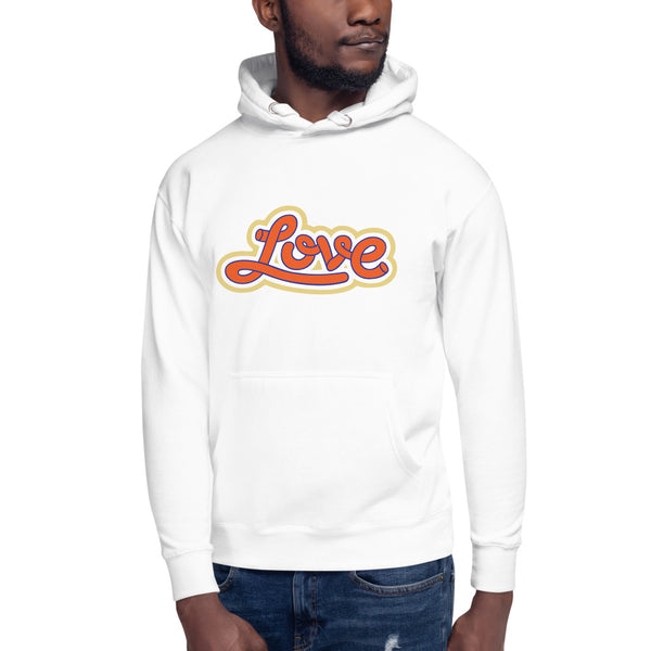 Men's "Love" Printed Hoodie